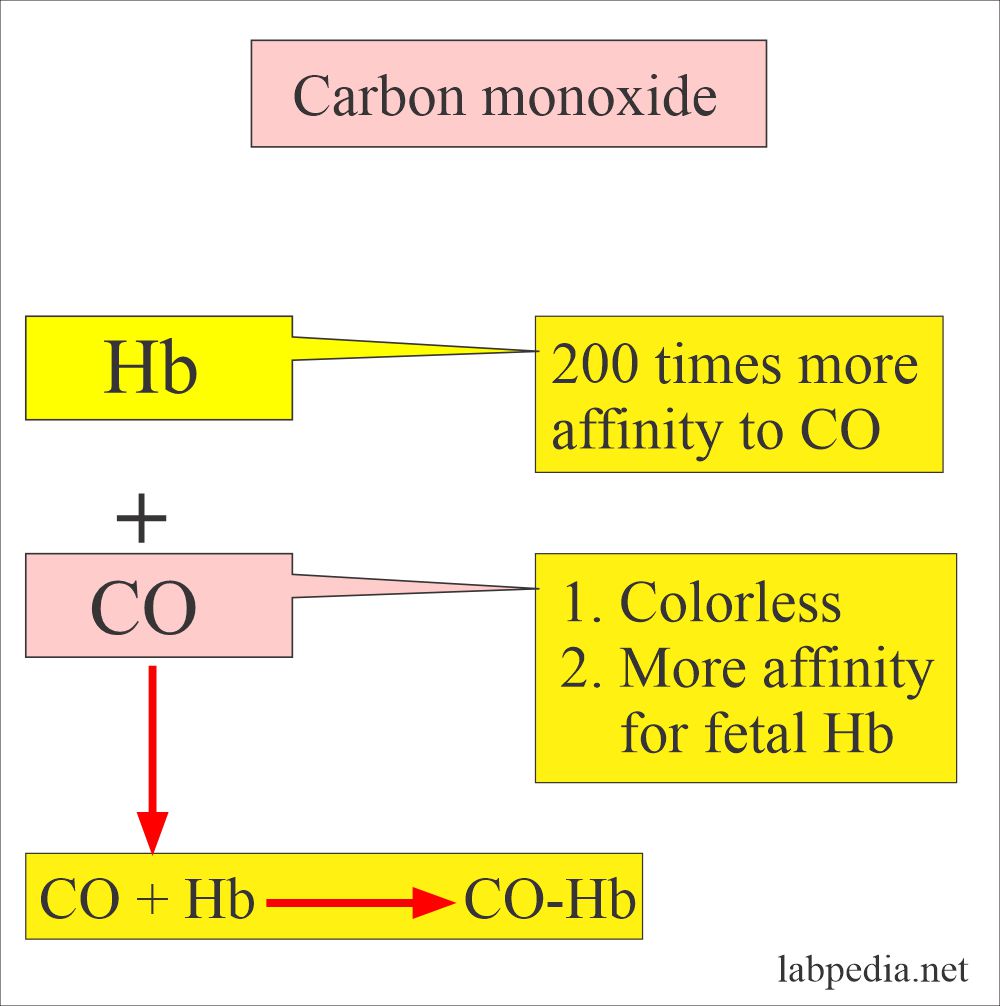 Mechanism of CO-poisoning