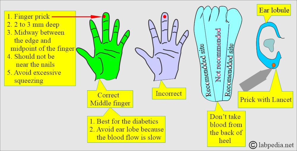 Capillary blood procedure