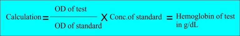 Drabkin's solution for hemoglobin estimation-formula and...