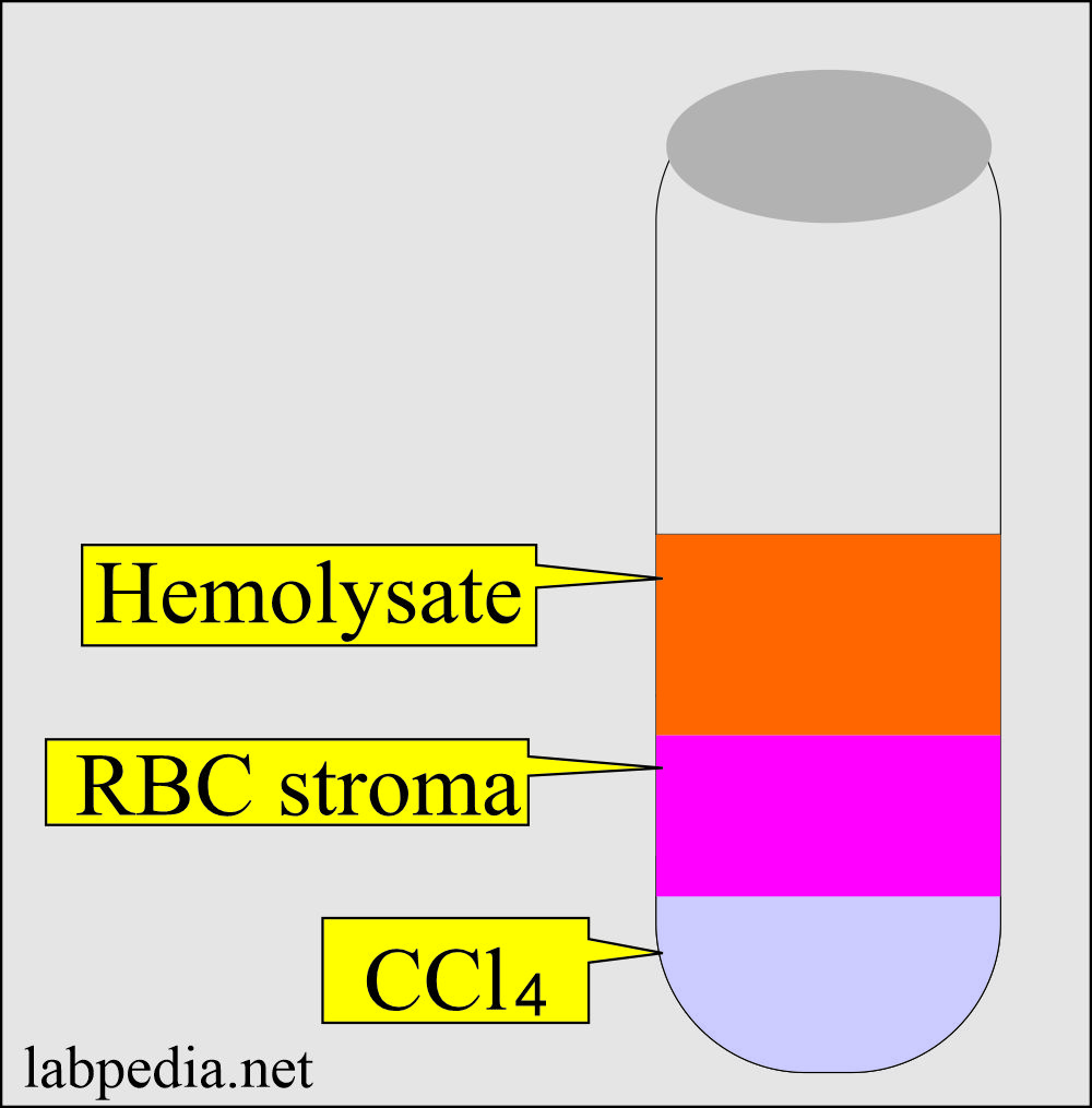 Hemolysate layers