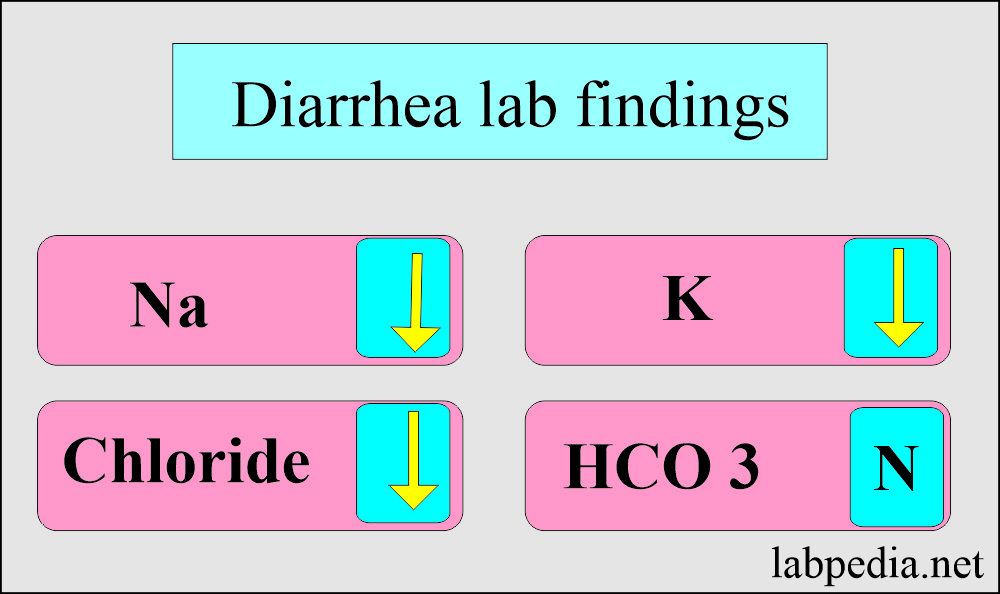 Diarrhea lab findings