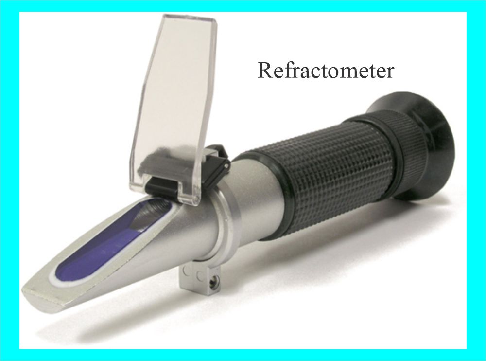 Renal Function Tests: : urine refractometer for to measure specific gravity