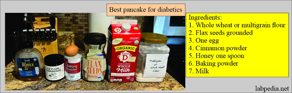 Pancake for diabetics